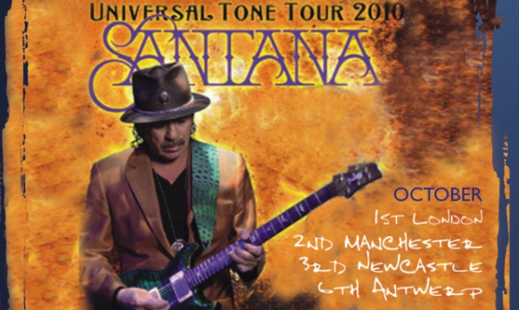 Santana Universal Tone Tour Dates 2010