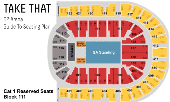 O2 Arena London - Take That 2015