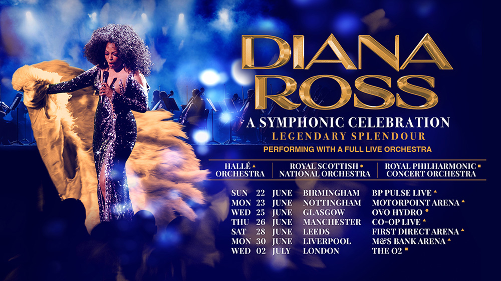 Diana Ross UK Tour - A Symphonic Celebration 2025 - Official VIP Tickets