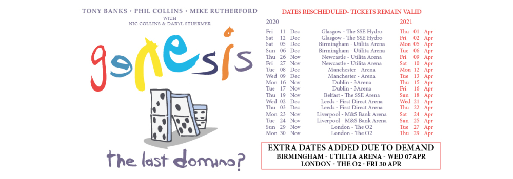 genesis tour tickets