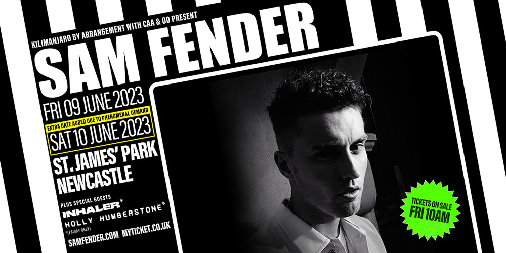 Sam Fender Tickets Newcastle St James Park June 2023