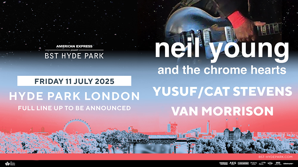 Neil Young BST Hyde Park 11 July 2025