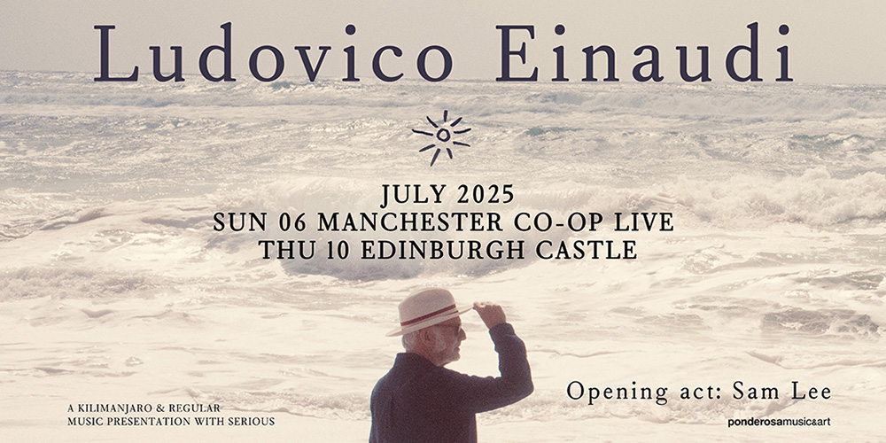 Ludovico Einaudi Tickets manchester and Edinburgh 2025