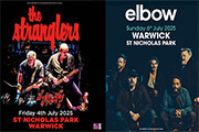 Warwick Sessions - Saint Nicholas Park - The Stranglers, Elbow