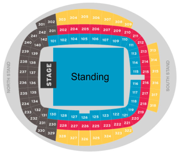 Etihad Stadium Seating Plan Liam Gallagher Image to u
