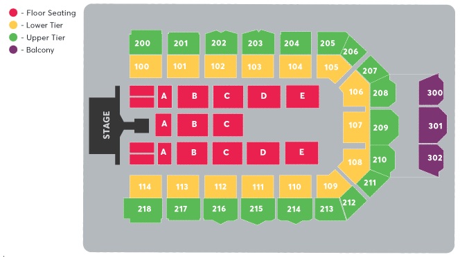 Seating Plan For Utilita Arena Birmingham
