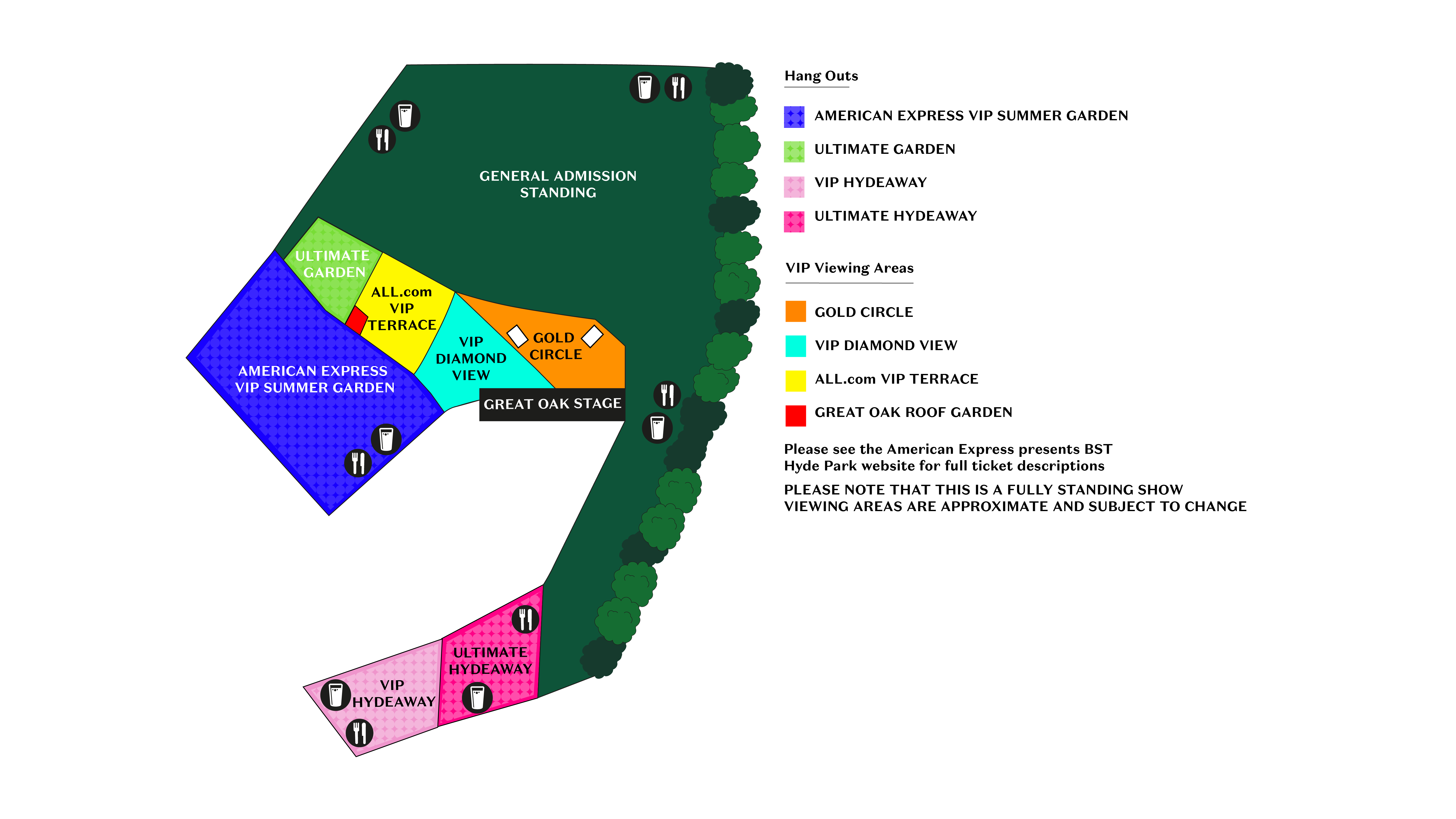 Hyde Park Concerts 2024 Map - Andrei Dianemarie