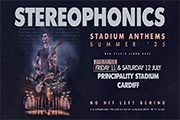 Sterephonics Cardiff Principality Stadium 12 July 2025